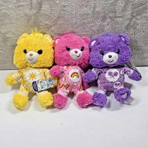 Care Bears Cubs 2017 Plush Lot of 3 With Tag Funshine, Cheer Share Bears